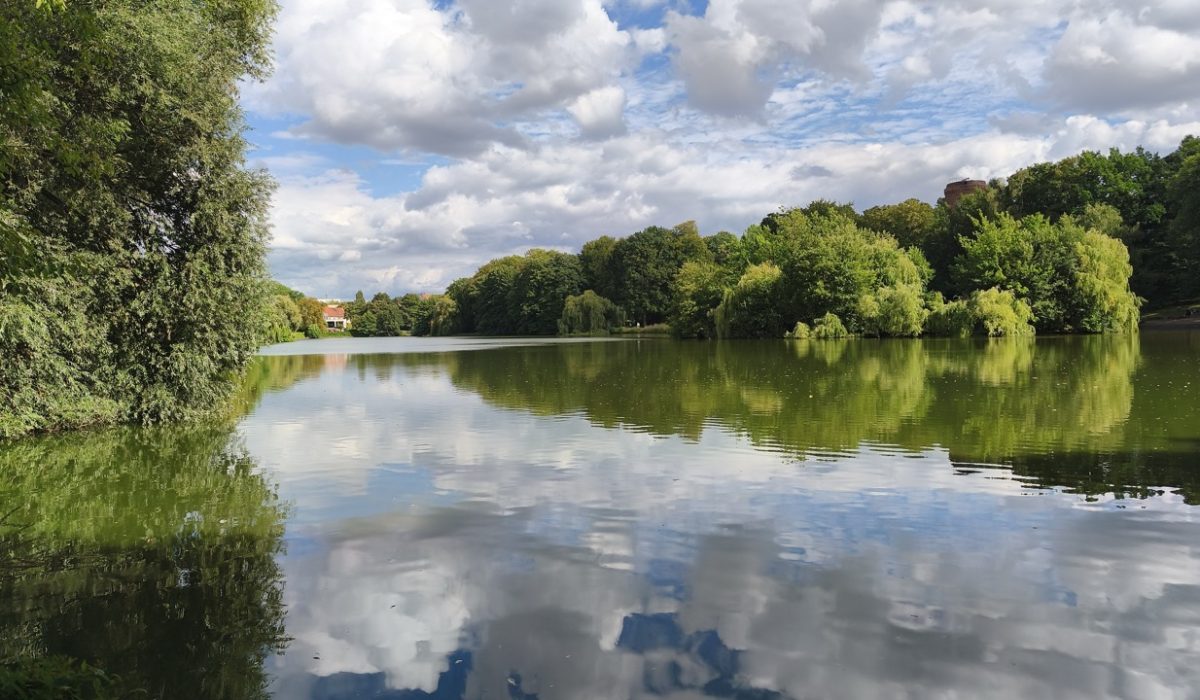 Obersee vicino a Villa Lemke a Berlino