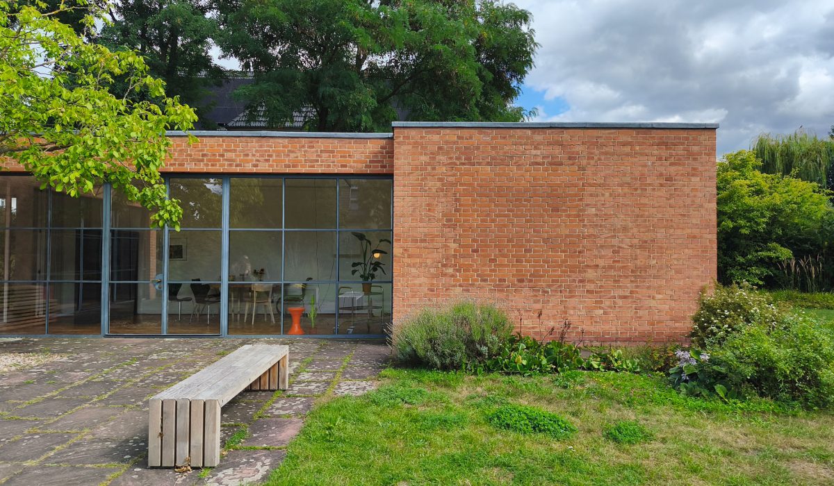 Klinker della facciata di Villa Lemke di Mies van der Rohe